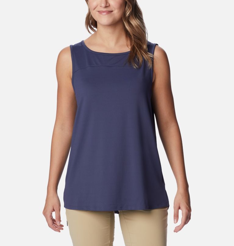 Women's Chill River Technical Tank, Color: Nocturnal, image 1