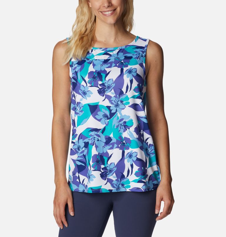 Chill River Tank | 546 | M, Color: Purple Lotus, Pop Flora, image 1