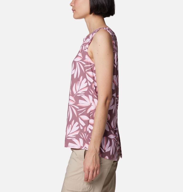 Women's Chill River Tank, Color: Fig Areca, image 3