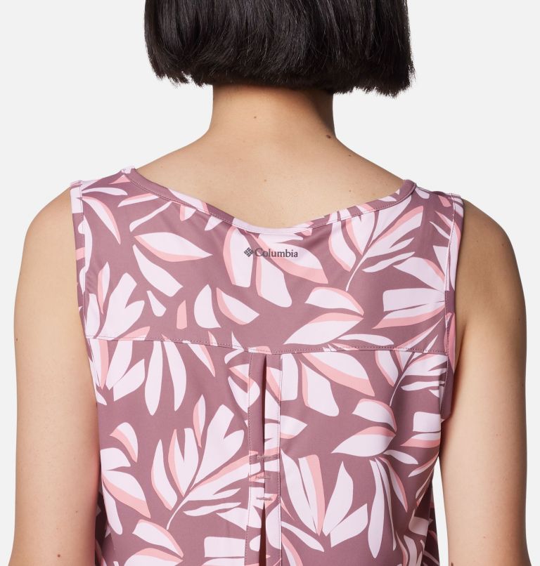 Women's Chill River Tank, Color: Fig Areca, image 5