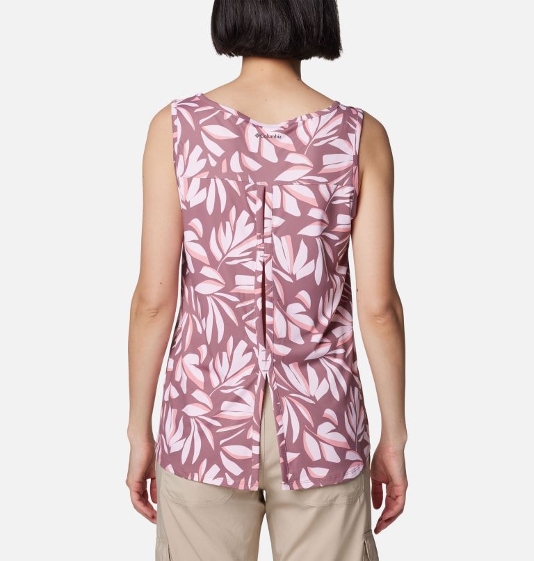 Women's Chill River Tank, Color: Fig Areca, image 2