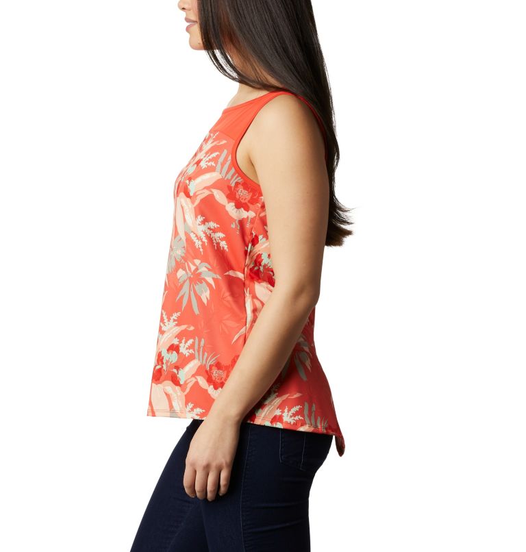 Camisole Chill River pour femme, Color: Bright Poppy, Magnolia Print, image 3