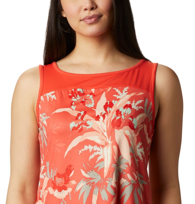 Camisole Chill River pour femme, Color: Bright Poppy, Magnolia Print, image 4