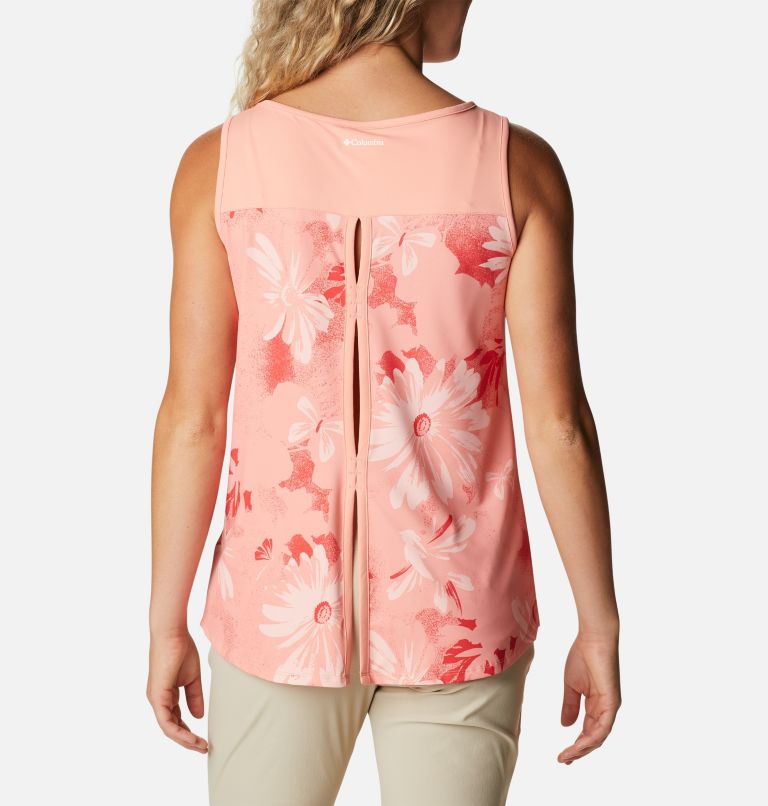 Women's Chill River Tank, Color: Coral Reef Daisy Party