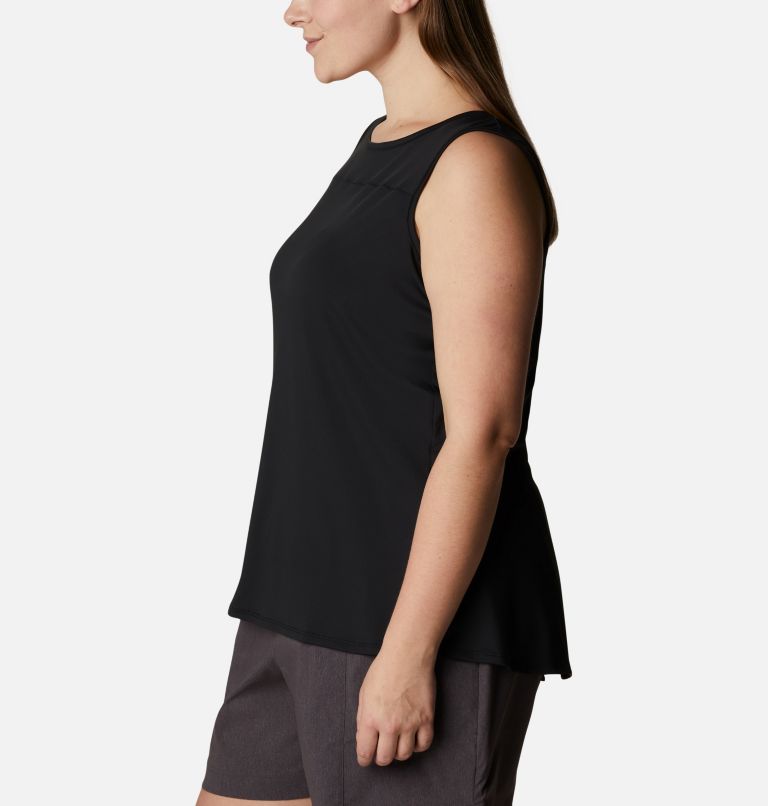 Women's Chill River Tank – Plus Size, Color: Black, image 3