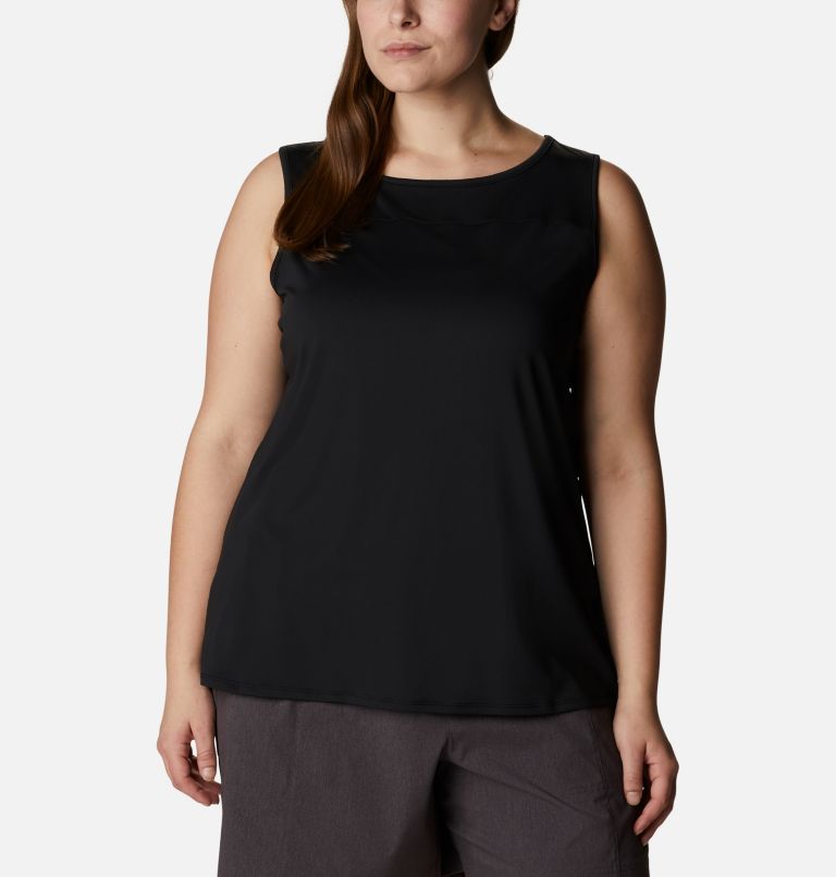 Women's Chill River Tank – Plus Size, Color: Black, image 1