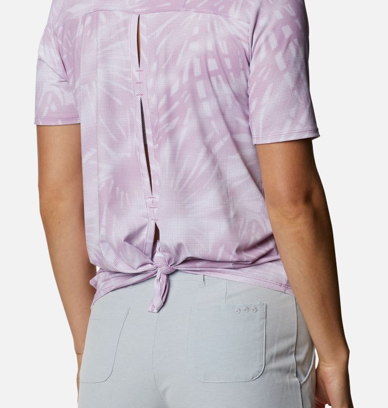 Thumbnail: T-shirt Technique Chill River Femme, Color: Blossom Pink Print Sunburst, image 5