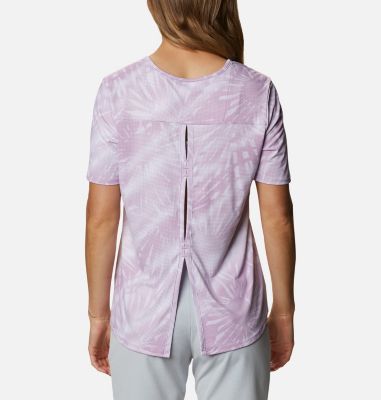 Women's Chill River&trade; T-Shirt Chill River&trade; SS | 368 | XS, Blossom Pink Print Sunburst, back