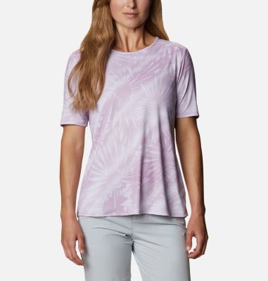 Women's Chill River&trade; T-Shirt Chill River&trade; SS | 368 | XS, Blossom Pink Print Sunburst, front