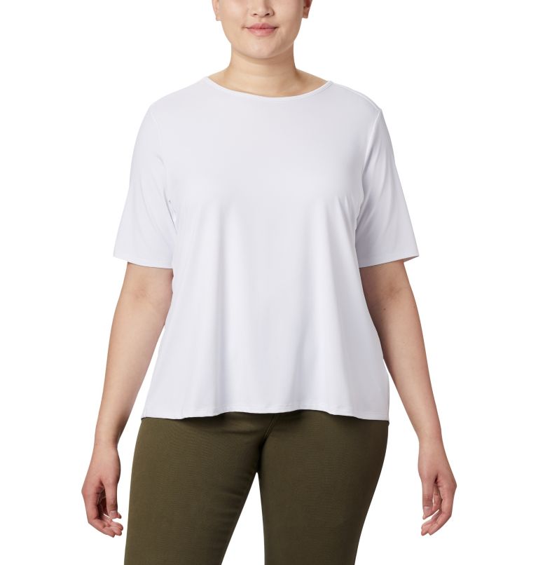 T-shirt à manches courtes Chill River pour femme – Grandes tailles, Color: White, image 1