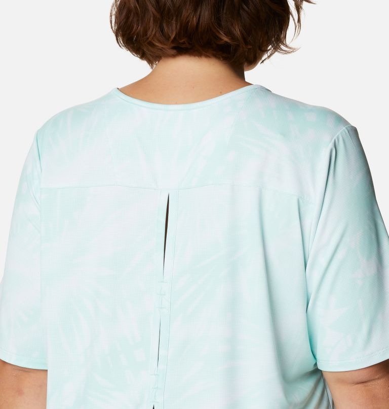T-shirt à manches courtes Chill River pour femme – Grandes tailles, Color: Mint Cay Print Sunburst, image 5