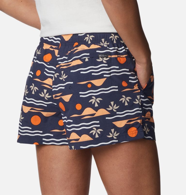 Thumbnail: Women's Sandy River II Printed Shorts, Color: Nocturnal, Seaside Multi, image 5