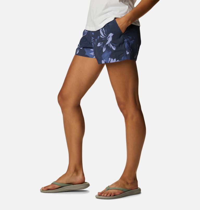 Women's Sandy River II Printed Shorts, Color: Nocturnal Daisy Party, image 3