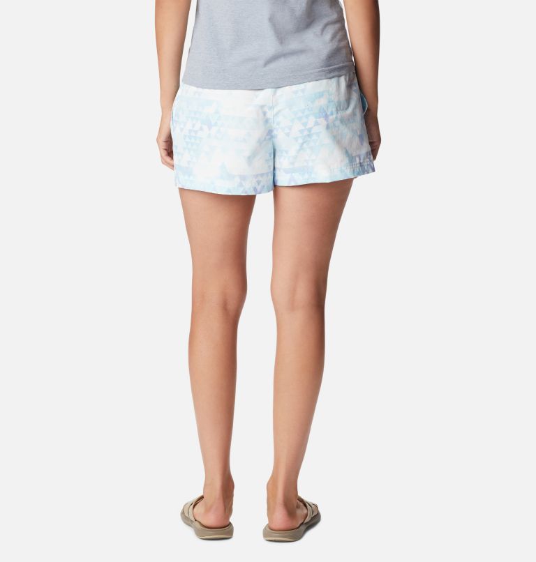Thumbnail: Women's Sandy River II Printed Shorts, Color: Spring Blue, Distant Peaks, image 2
