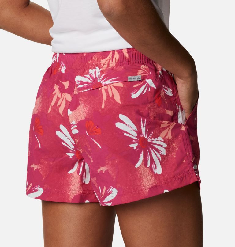 Thumbnail: Women's Sandy River II Printed Shorts, Color: Wild Fuchsia Daisy Party, image 5