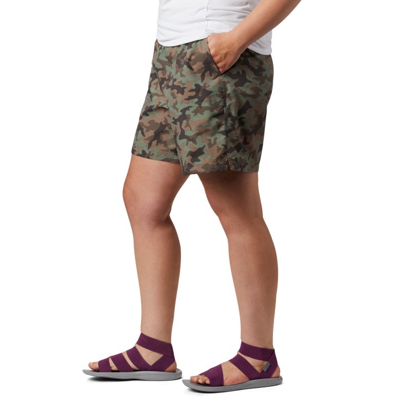 Women's Sandy River II Printed Shorts - Plus Size, Color: Cypress Camo Print, image 3