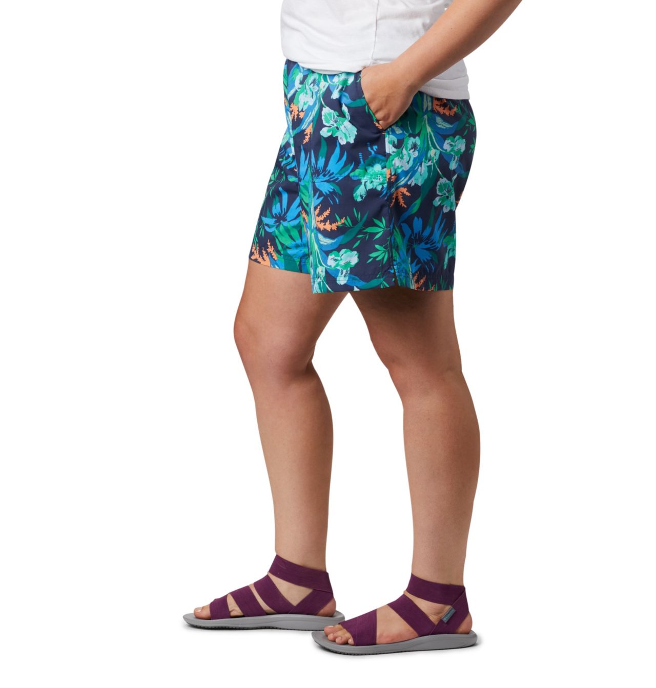 Women's Sandy River™ II Printed Shorts - Plus Size 3