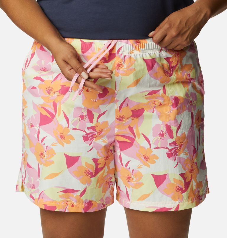 Women's Sandy River II Printed Shorts - Plus Size, Color: Wild Rose, Pop Flora, image 4