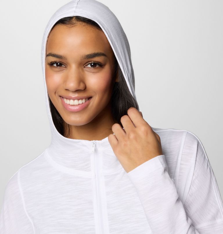 Women's Cades Cove Full Zip Hoodie, Color: White, image 4