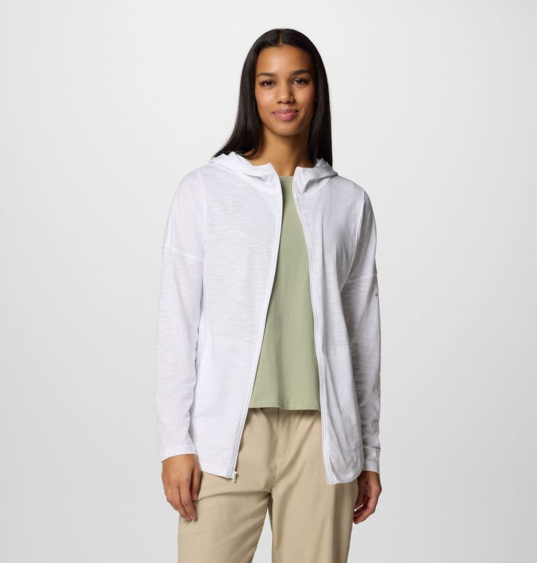 Women's Cades Cove Full Zip Hoodie, Color: White, image 5