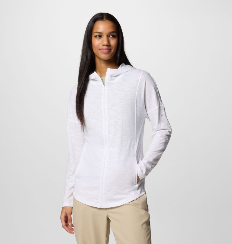 Women's Cades Cove Full Zip Hoodie, Color: White, image 1