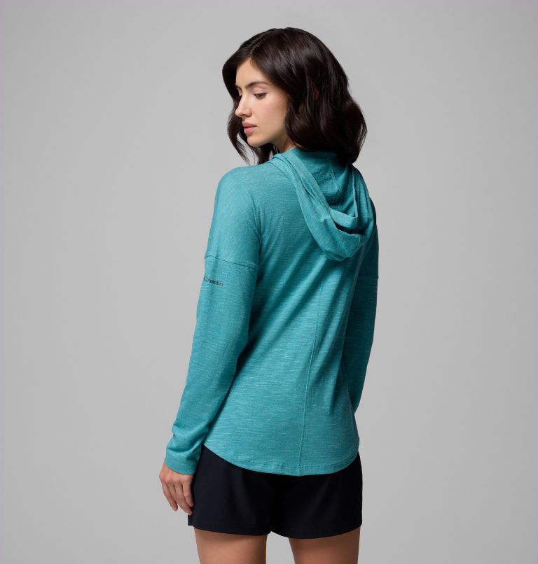 Women's Cades Cove Full Zip Hoodie, Color: Teal, image 2