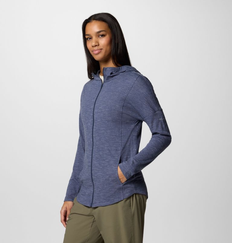 Women's Cades Cove Full Zip Hoodie, Color: Nocturnal, image 3