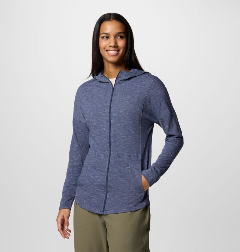 Women's Cades Cove Full Zip Hoodie, Color: Nocturnal, image 1
