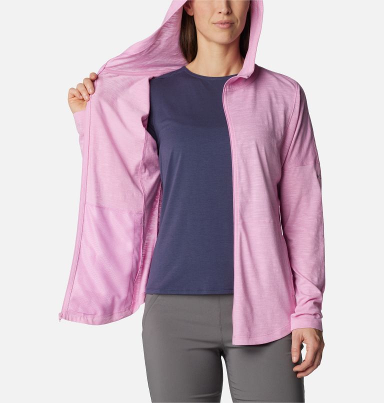 Columbia Sportswear Women's Purple Stand-Up Collar Full Zip