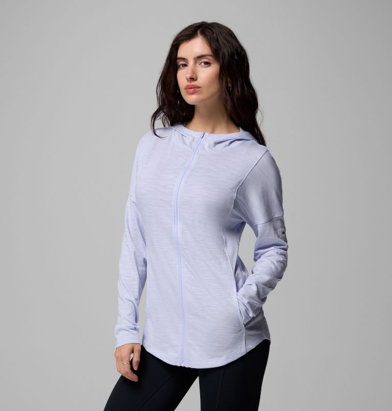 Women's Cades Cove Full Zip Hoodie, Color: Snowdrift, image 4