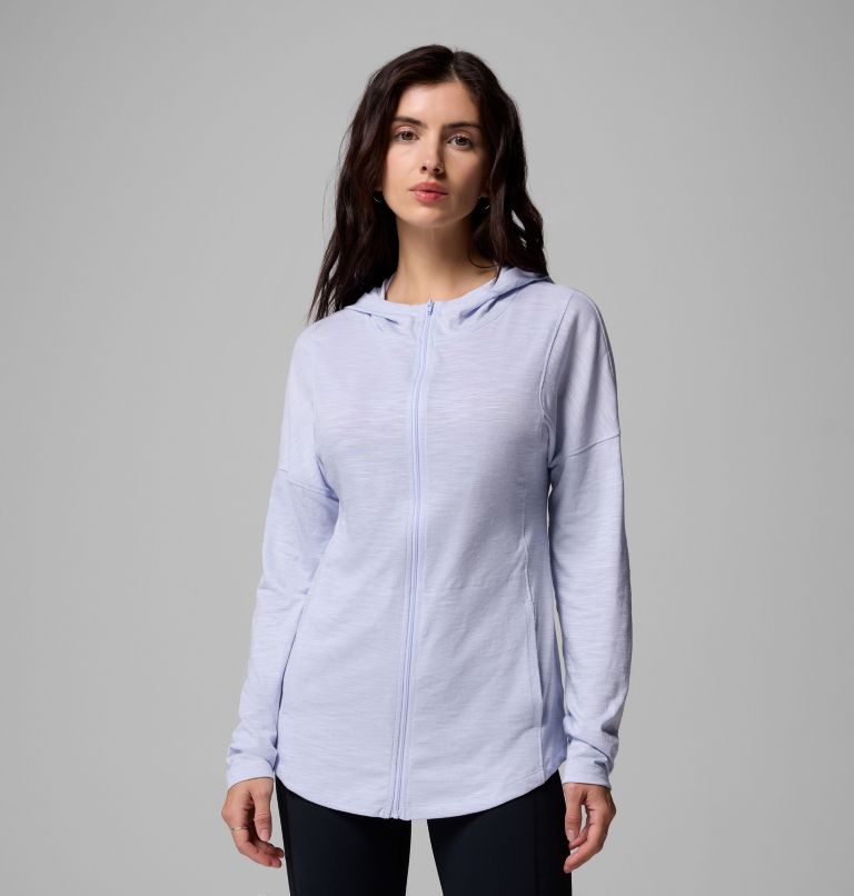 Women's Cades Cove Full Zip Hoodie, Color: Snowdrift, image 1