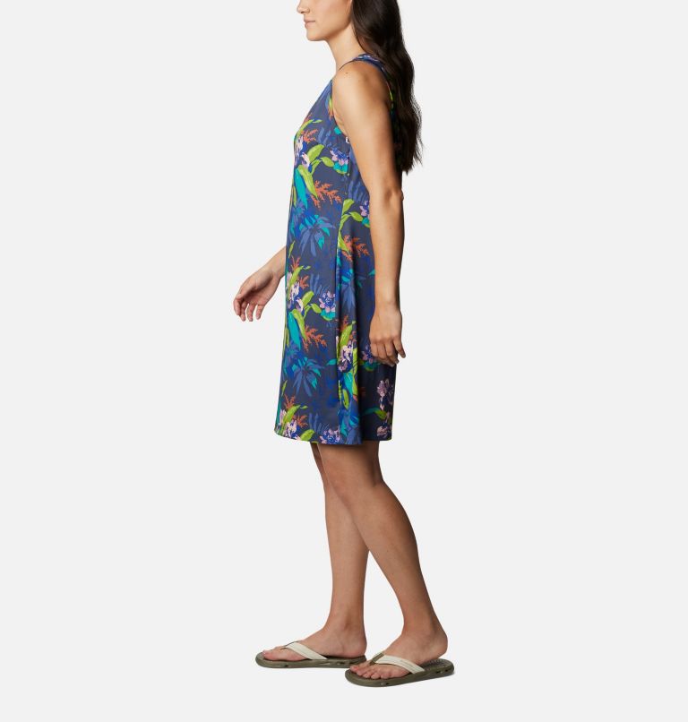 Robe imprimée Chill River Femme, Color: Lapis Blue, Magnolia Print, image 3