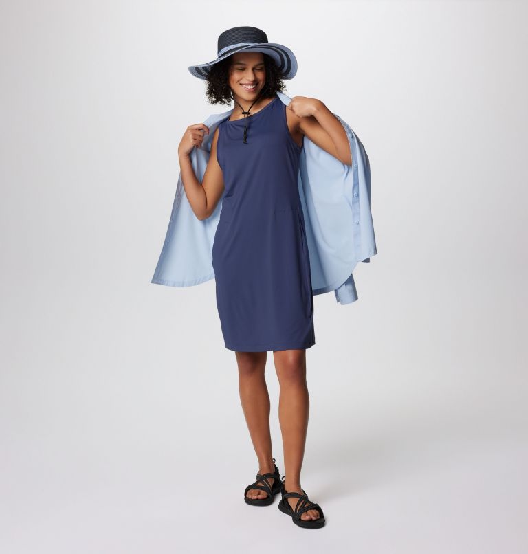 Women's Chill River Dress, Color: Nocturnal, image 3