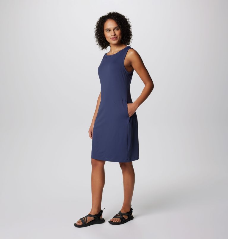 Women's Chill River Dress, Color: Nocturnal, image 4
