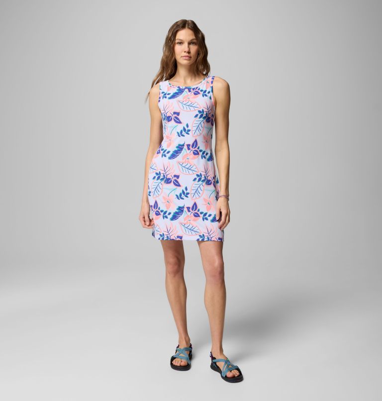 Women's Chill River Printed Dress, Color: Snowdrift Pasteled, image 1