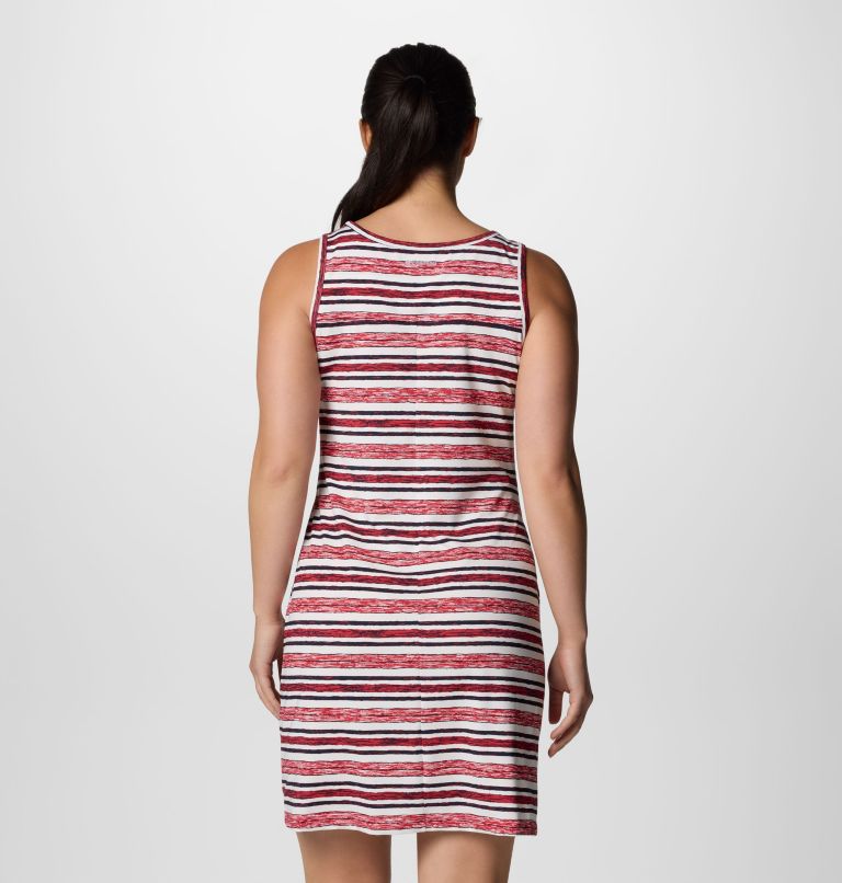 Women's Chill River Printed Dress, Color: Daredevil Spaced Stripe, image 2