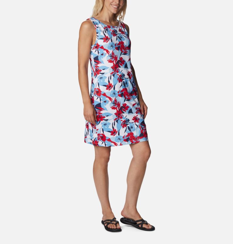 Chill River Printed Dress | 659 | XS, Color: Red Lily, Pop Flora, image 6