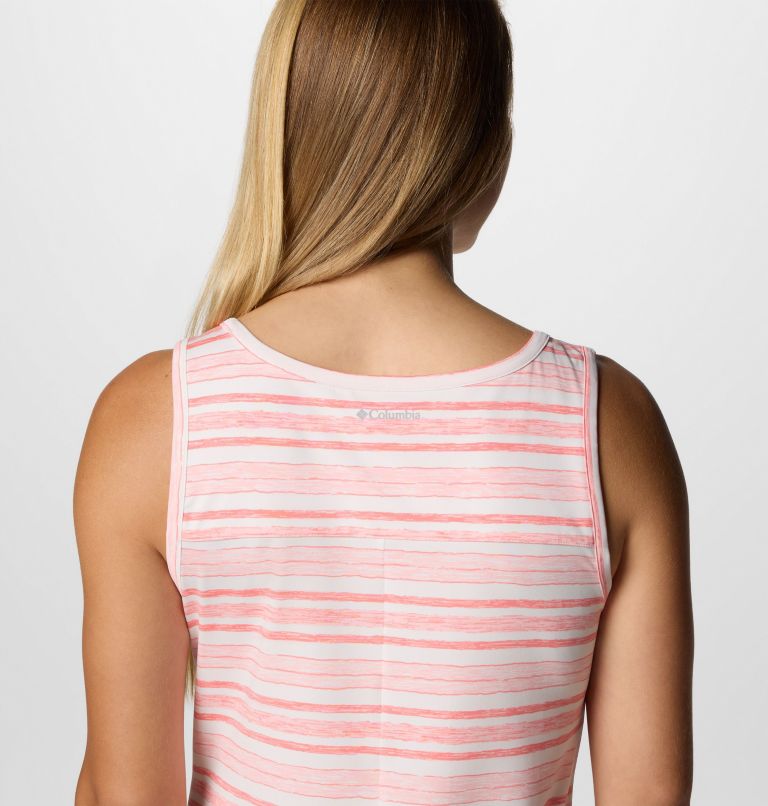 Women's Chill River Printed Dress, Color: Pink Sand Spaced Stripe, image 5