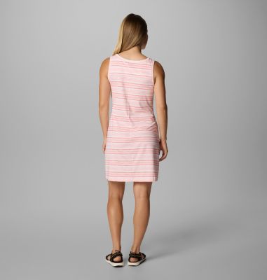 Women's Chill River Printed Dress, Color: Pink Sand Spaced Stripe, image 2