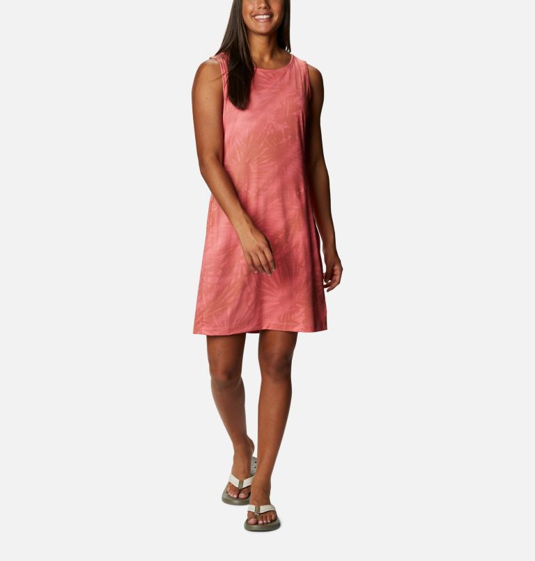 Robe imprimée Chill River Femme, Color: Salmon Tonal Sunburst Print, image 1