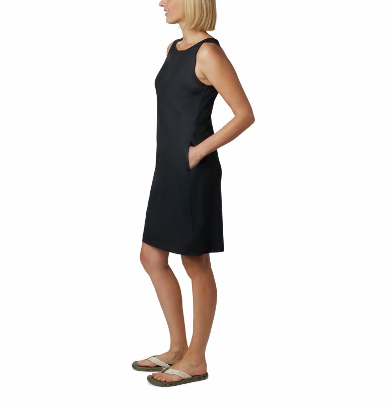 Women's Chill River Printed Dress, Color: Black, image 3