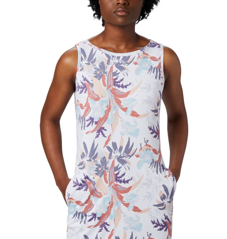 Chill River Printed Dress | 556 | S, Color: New Moon Magnolia Print, image 4
