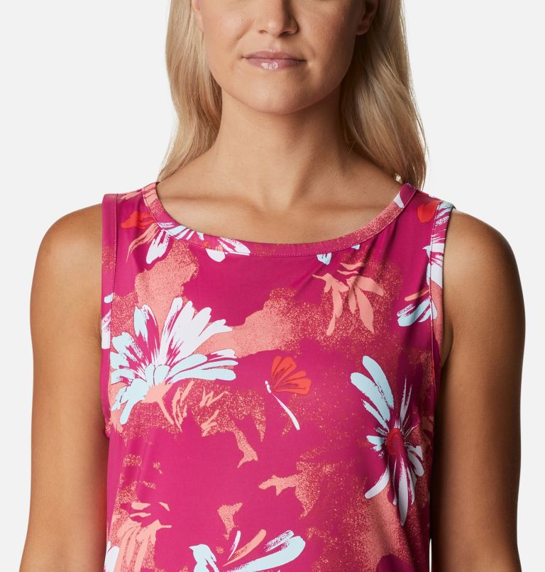 Chill River Printed Dress | 665 | M, Color: Wild Fuchsia Daisy Party Multi, image 4
