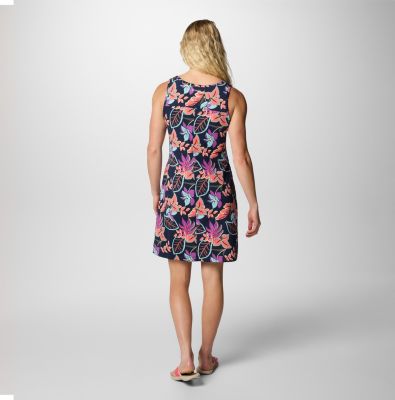 Abito stampato Chill River da donna, Color: Hot Coral Pasteled, image 2