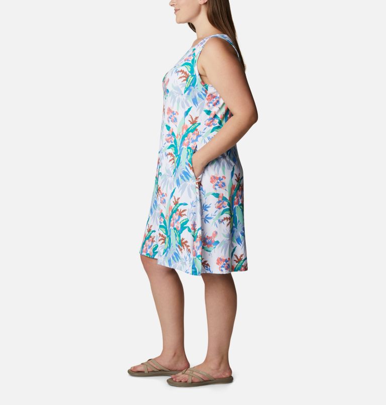 Robe imprimée Chill River Femme - Grandes tailles, Color: White, Magnolia Print, image 3