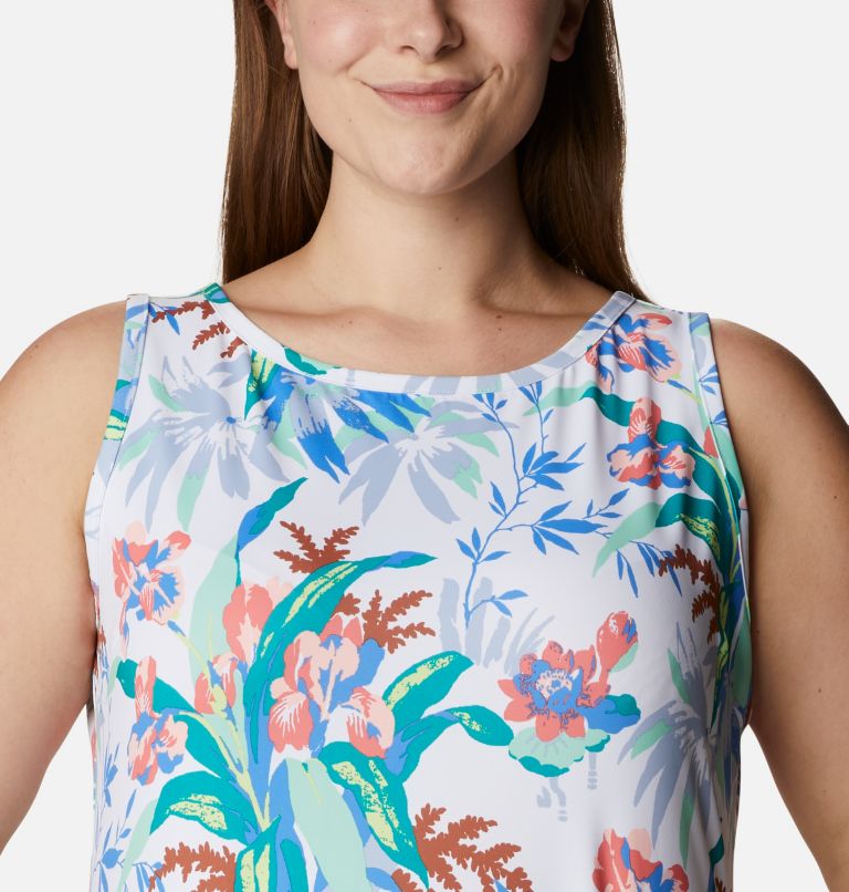 Robe imprimée Chill River Femme - Grandes tailles, Color: White, Magnolia Print, image 4