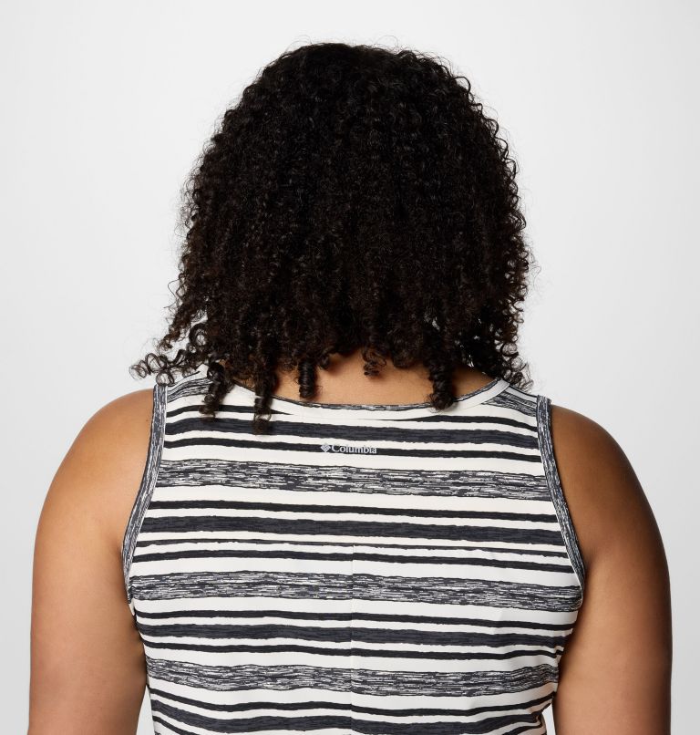 Women's Chill River Printed Dress - Plus Size, Color: White Spaced Stripe, image 5