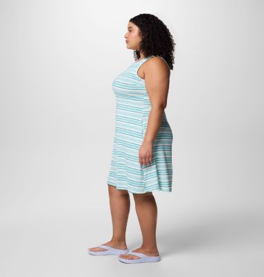 Women's Chill River Printed Dress - Plus Size, Color: Spray Spaced Stripe, image 3