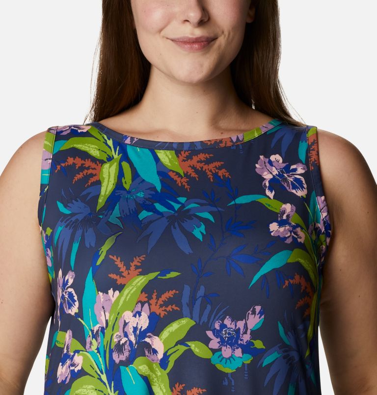 Robe imprimée Chill River Femme - Grandes tailles, Color: Lapis Blue, Magnolia Print, image 4