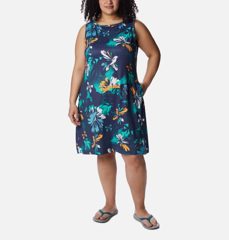 Robe imprimée Chill River Femme - Grandes tailles, Color: Nocturnal Daisy Party Multi, image 1